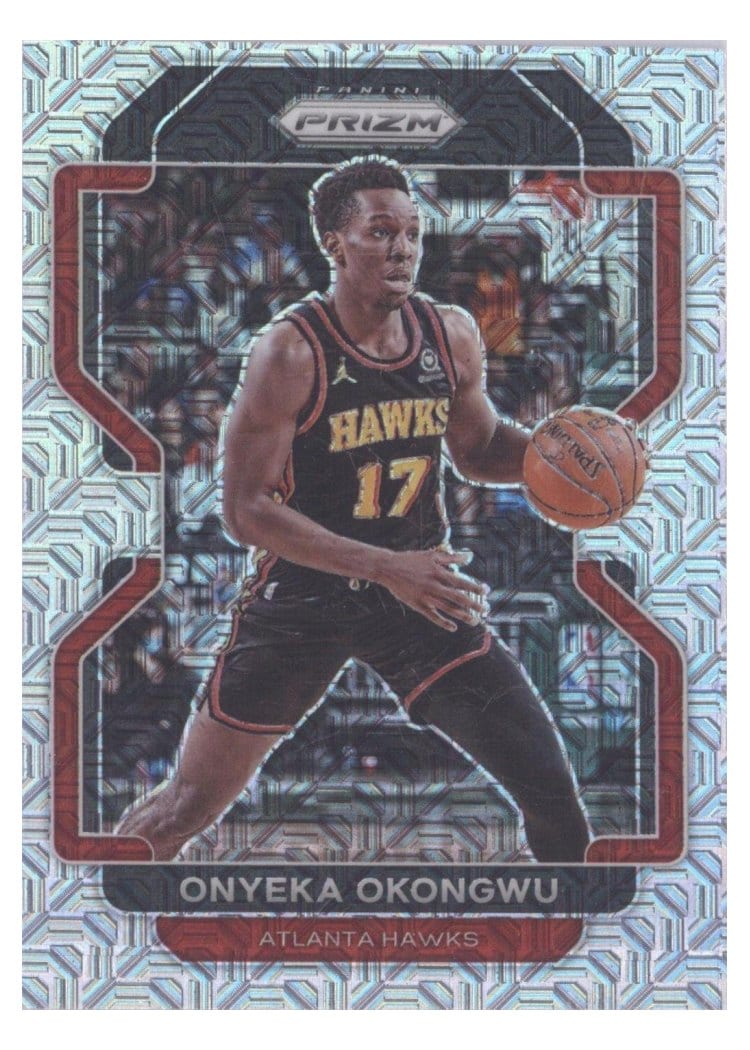 2021-22 Panini Prizm Base Set Onyeka Okongwu Mojo Prizm #75 card