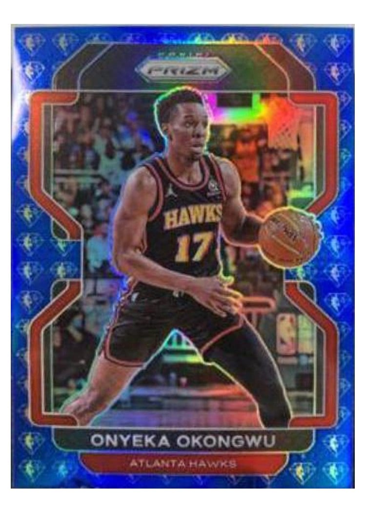2021-22 Panini Prizm Base Set Onyeka Okongwu #75 card