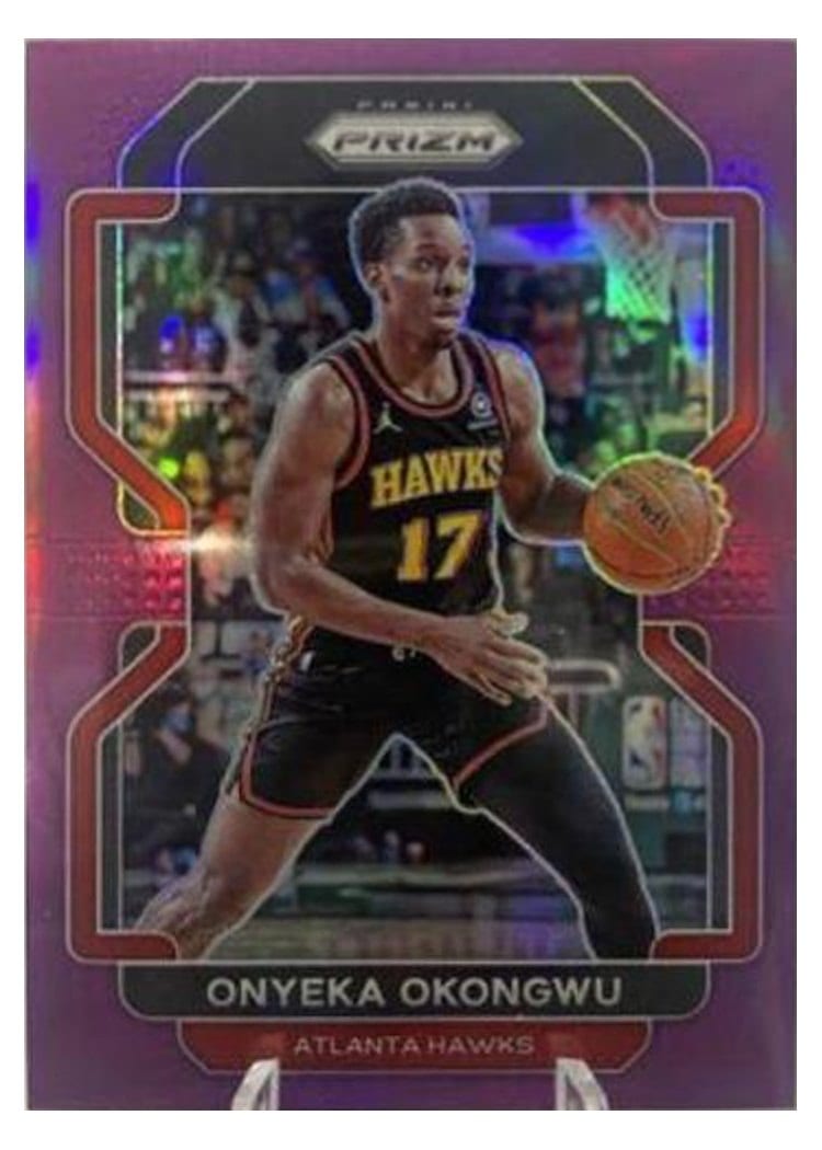 2021-22 Panini Prizm Base Set Onyeka Okongwu #75 card