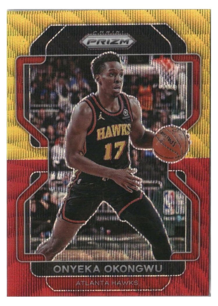 2021-22 Panini Prizm Base Set Onyeka Okongwu #75 card