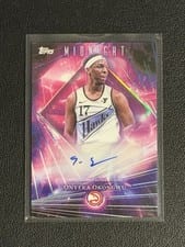 2025-26 Topps Midnight Dark Matter Autographs Onyeka Okongwu #DMA-OO card