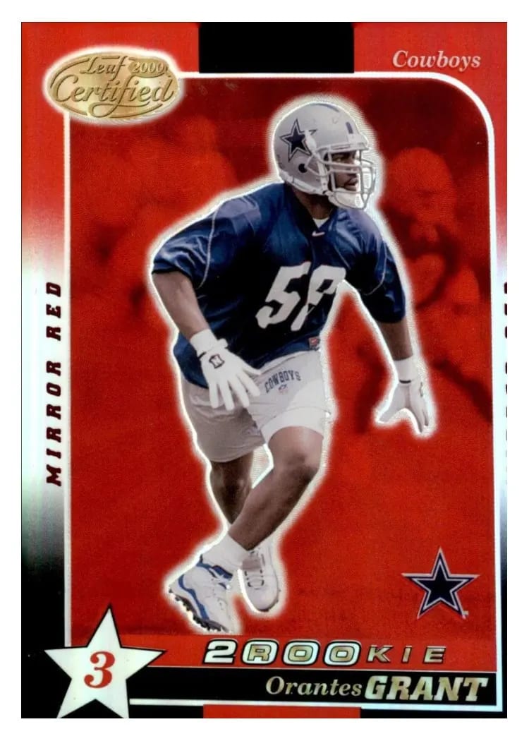 2000 Leaf Certified Orantes Grant #169 card