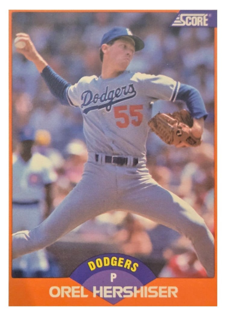1989 Score Orel Hershiser #370 card