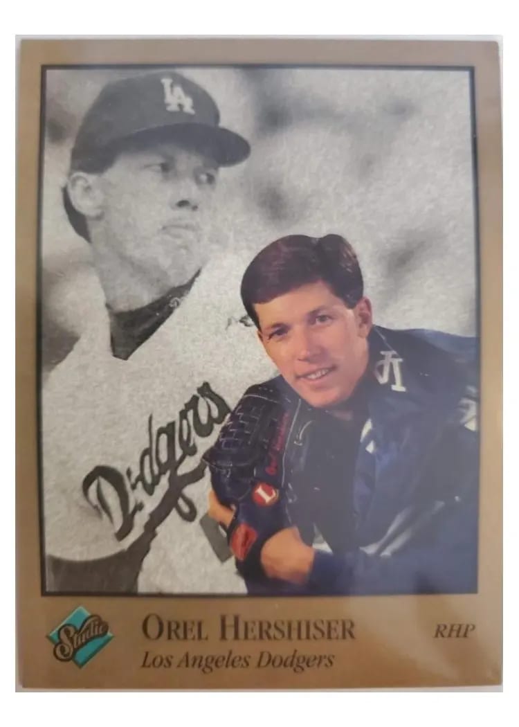 1992 Studio Orel Hershiser #44 card