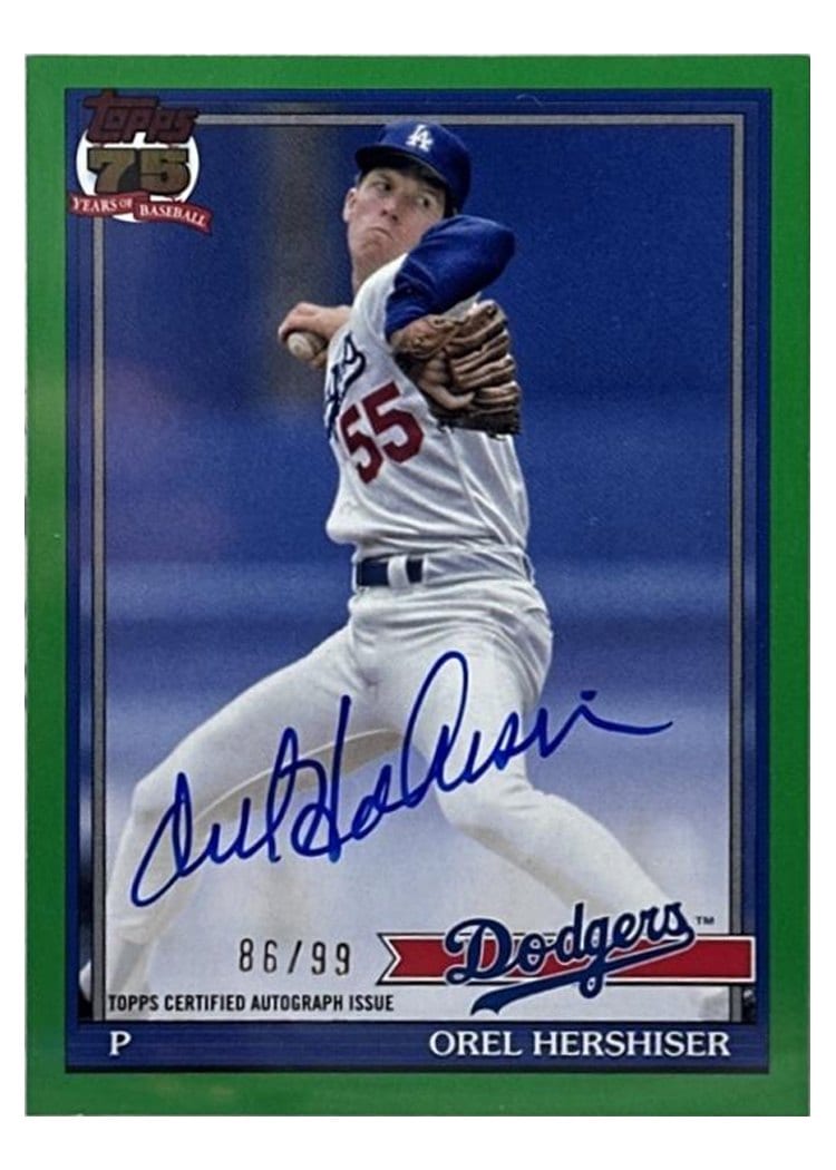 2026 Topps 1991 Topps Autographs Orel Hershiser #91A-OH card