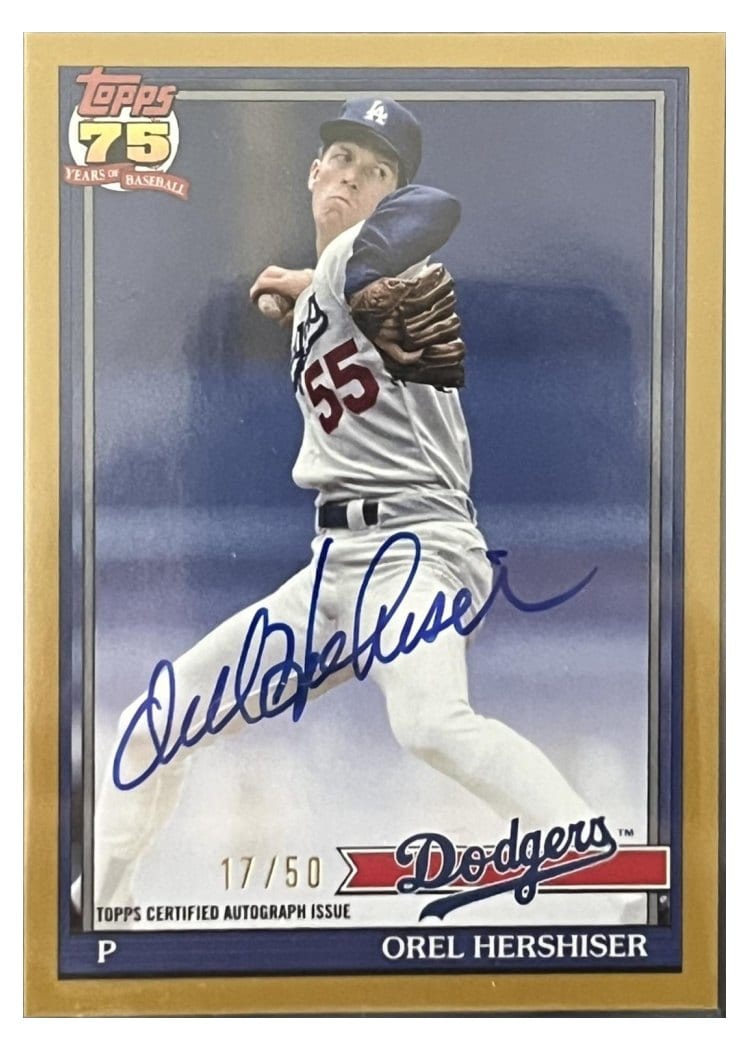 2026 Topps 1991 Topps Autographs Orel Hershiser #91A-OH card