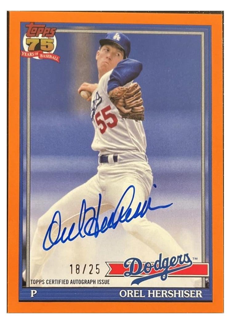 2026 Topps 1991 Topps Autographs Orel Hershiser #91A-OH card