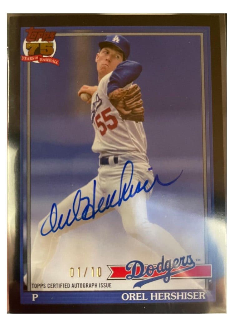 2026 Topps 1991 Topps Autographs Orel Hershiser #91A-OH card