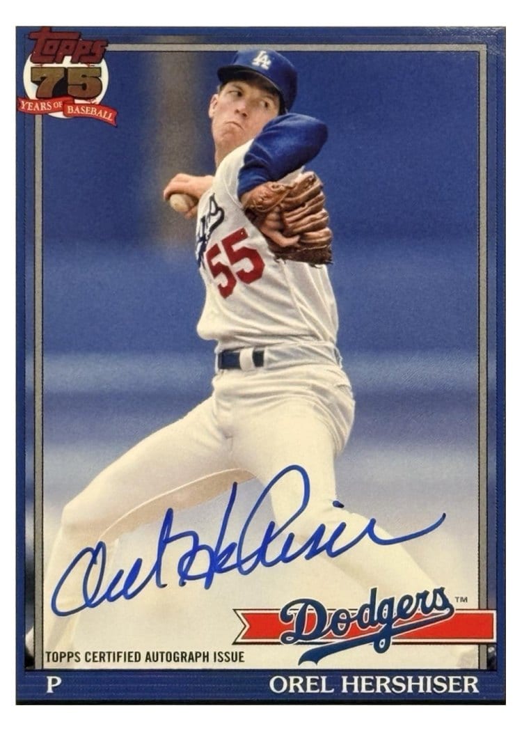 2026 Topps 1991 Topps Autographs Orel Hershiser #91A-OH card