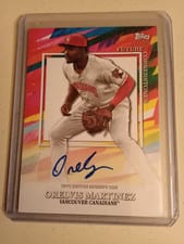 2022 Topps Pro Debut Future Cornerstones Autographs Orelvis Martinez #FC-OM