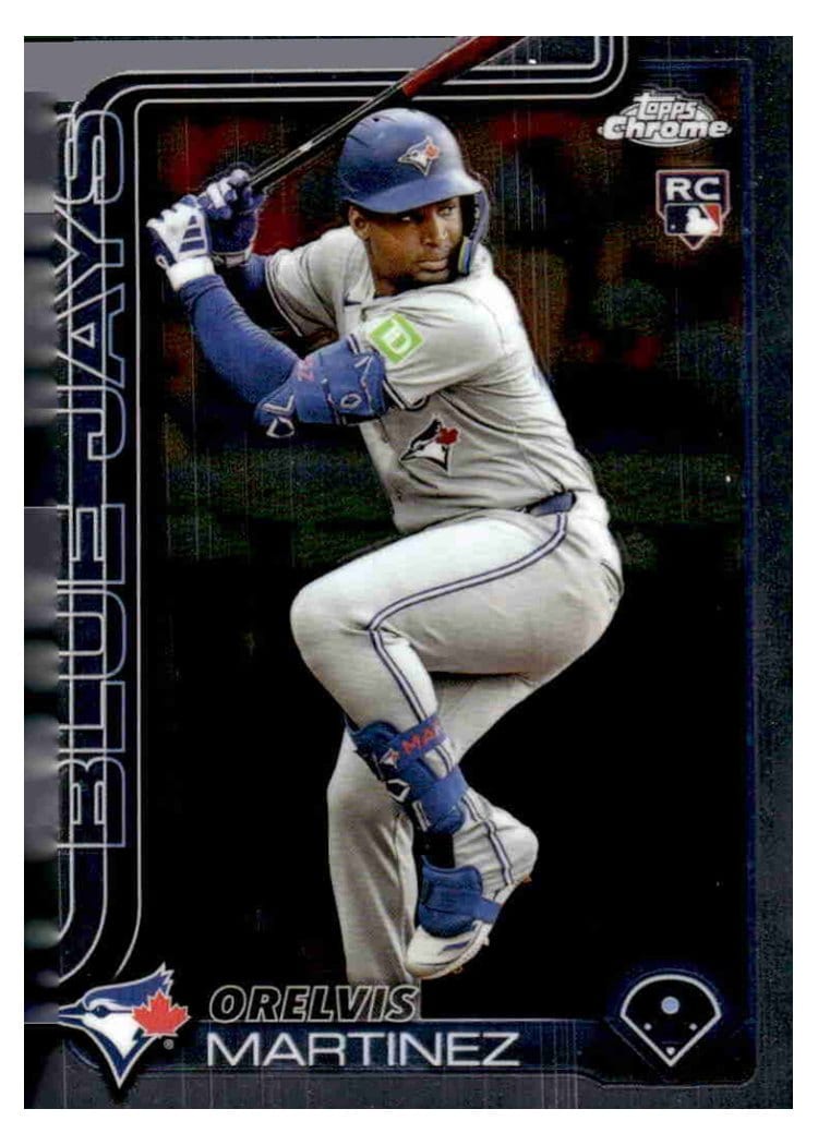 2025 Topps Chrome Base Set Orelvis Martinez #105 card