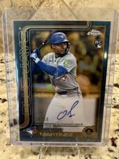 2025 Topps Gilded Collection Chrome Gold Autographs Orelvis Martínez #CGA-OM card