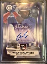 2025 Topps Tribute League Inauguration Autographs Orelvis Martinez #LIA-OM card