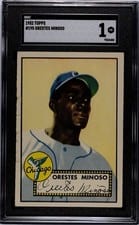 1952 Topps Orestes Minoso #195 card