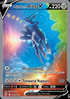 2022 Astral Radiance Origin Forme Dialga V #177 card