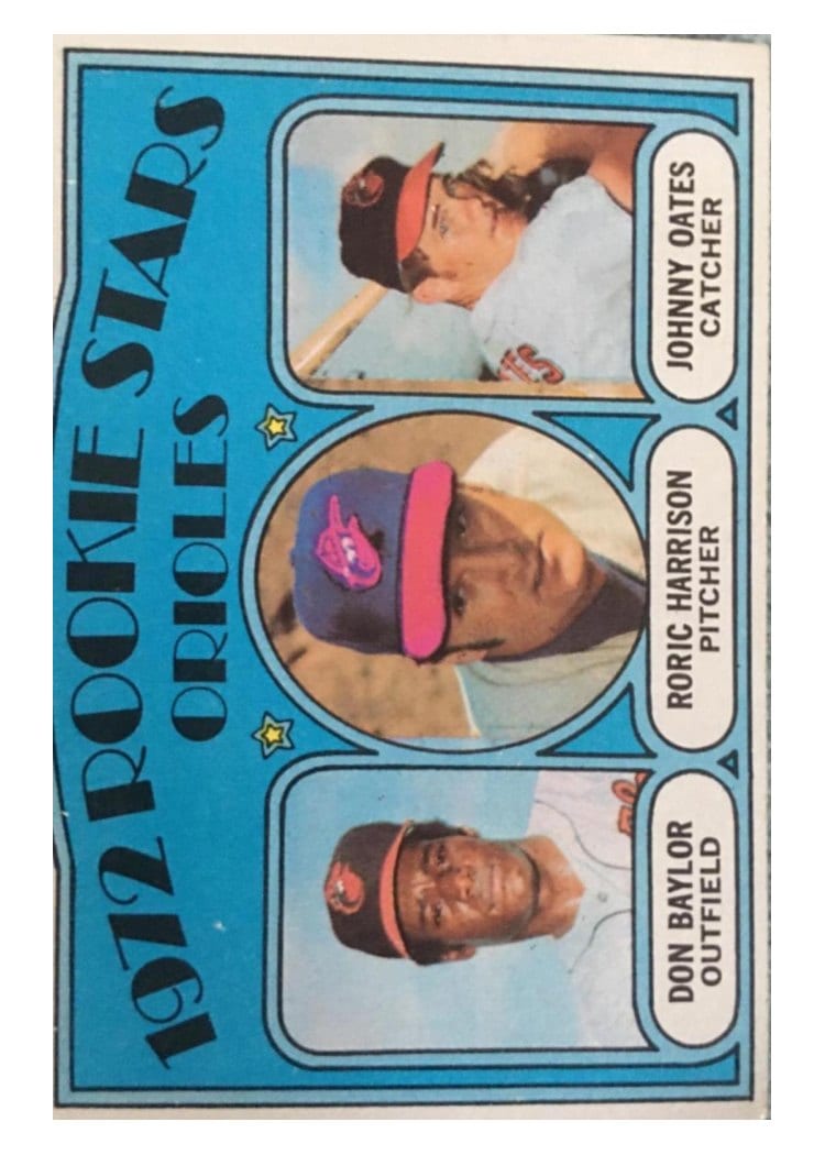 1972 Topps Orioles 1972 Rookie Stars #474 card