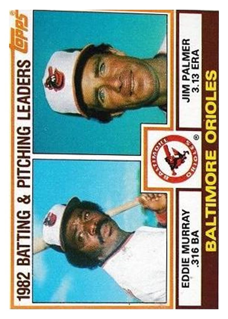 1983 Topps Orioles Leaders #21 card
