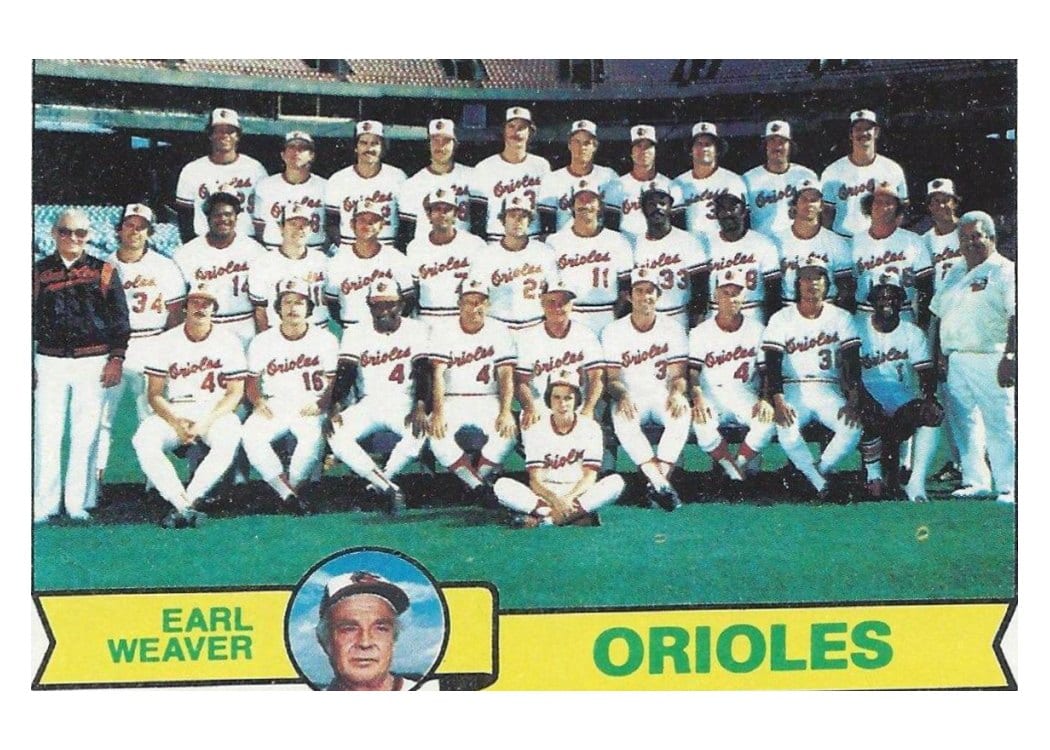 1979 Topps Orioles Team #689 card