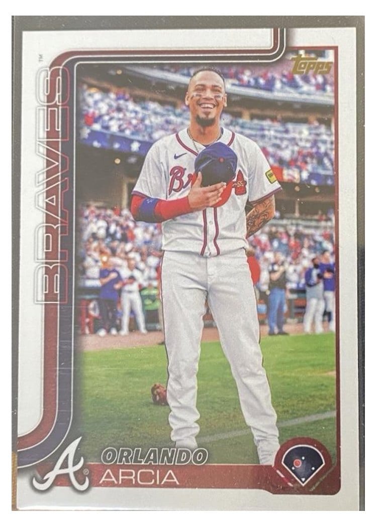 2025 Topps Base Set Orlando Arcia #154 card