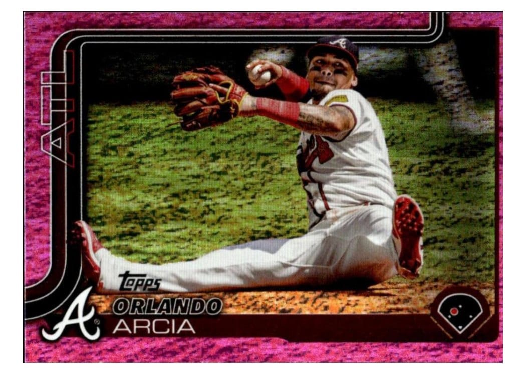 2025 Topps Base Set Orlando Arcia #154 card