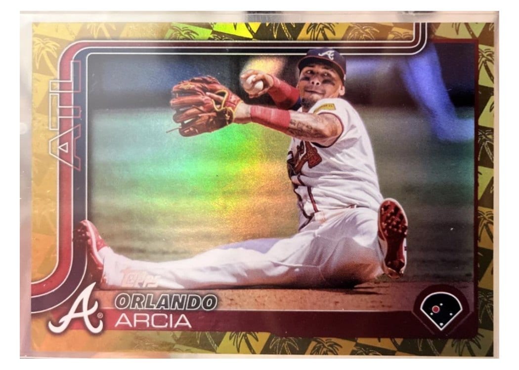 2025 Topps Base Set Orlando Arcia #154 card