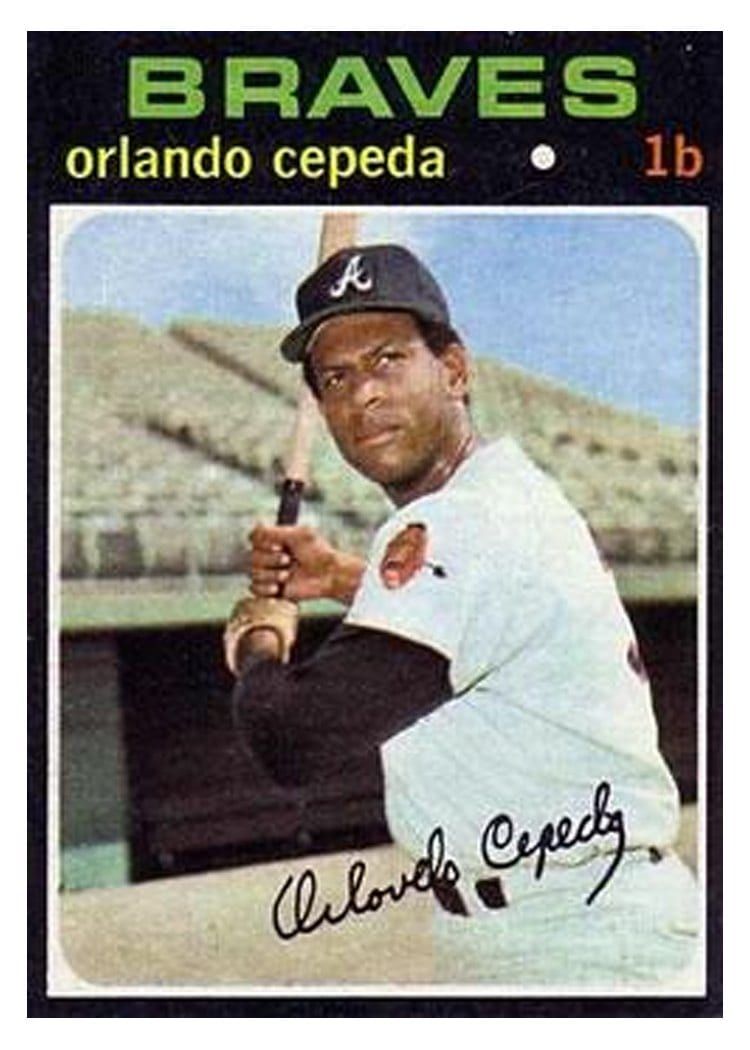1971 Topps Orlando Cepeda #605 card
