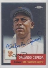 2022 Topps Chrome Platinum Anniversary Autographs Orlando Cepeda #CPA-OC card