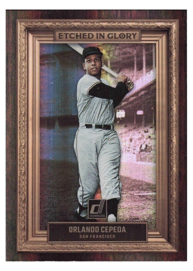 2023 Donruss Etched in Glory Orlando Cepeda #EG8 card