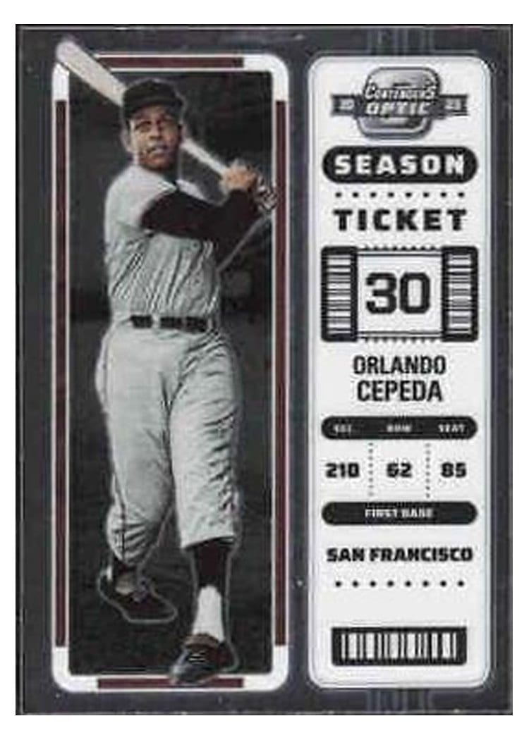 2023 Panini Chronicles Contenders Optic Orlando Cepeda #12 card