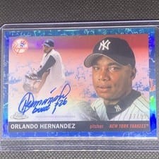 2025 Topps Chrome Platinum Autographs Orlando Hernandez #CPA-OH card