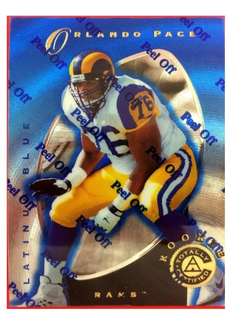 1997 Pinnacle Totally Certified Orlando Pace #121 card