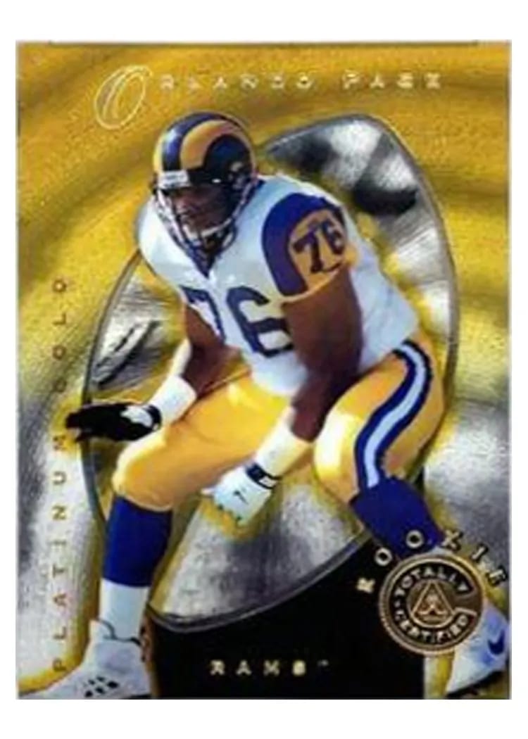 1997 Pinnacle Totally Certified Orlando Pace #121 card