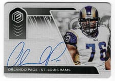 2020 Panini Elements Steel Signatures Orlando Pace #SS-OP card
