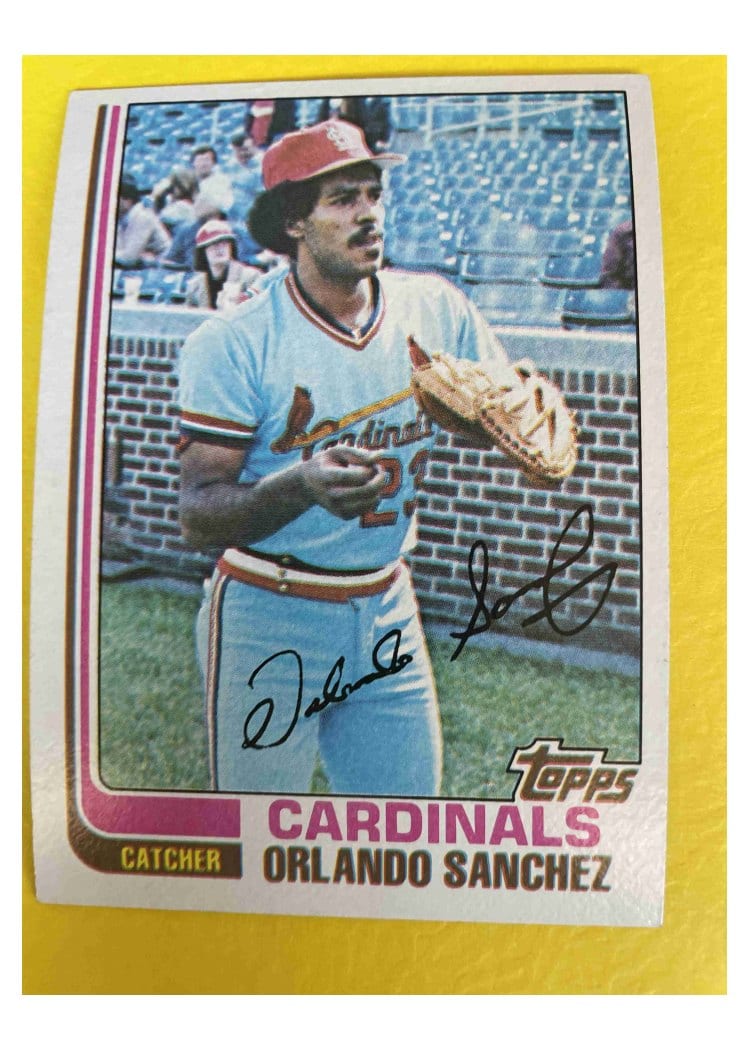 1982 Topps Base Set Orlando Sanchez #604 card