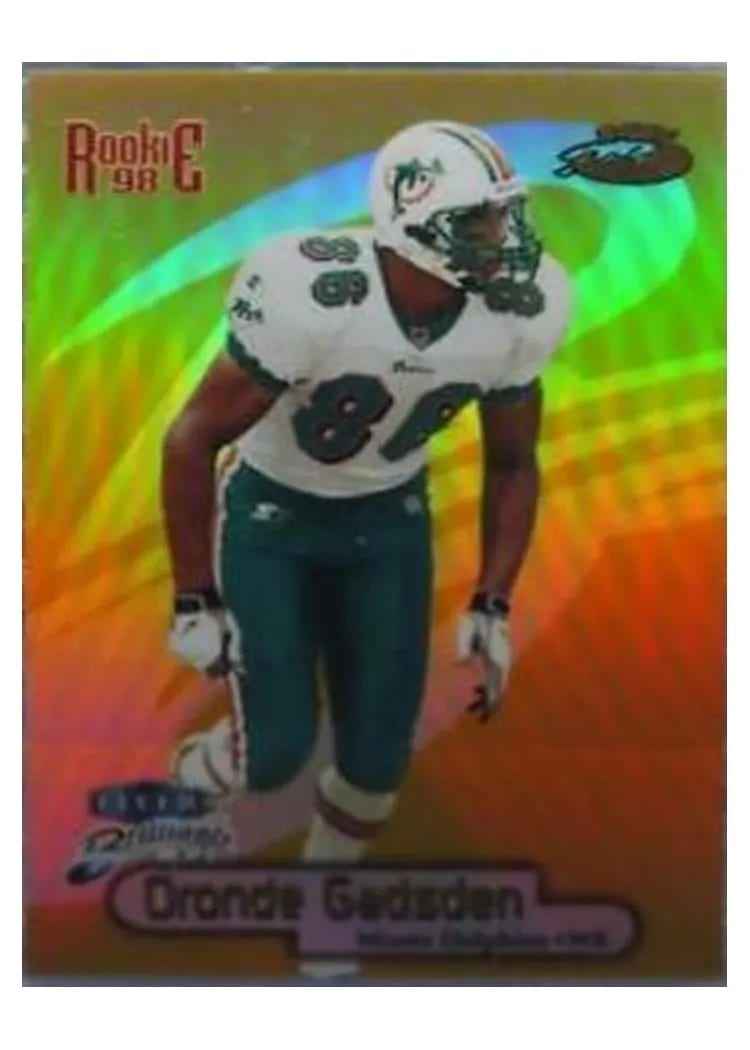 1998 Fleer Brilliants Oronde Gadsden #127TG card