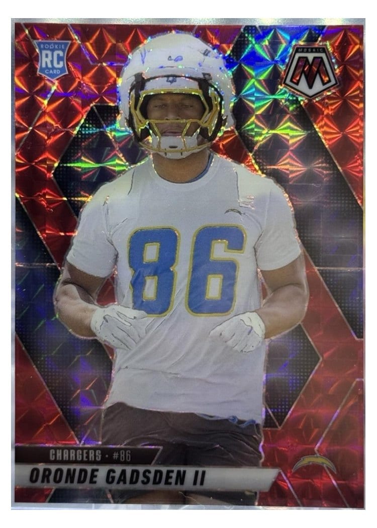 2025 Panini Mosaic Base Set Oronde Gadsden II Red #374 card