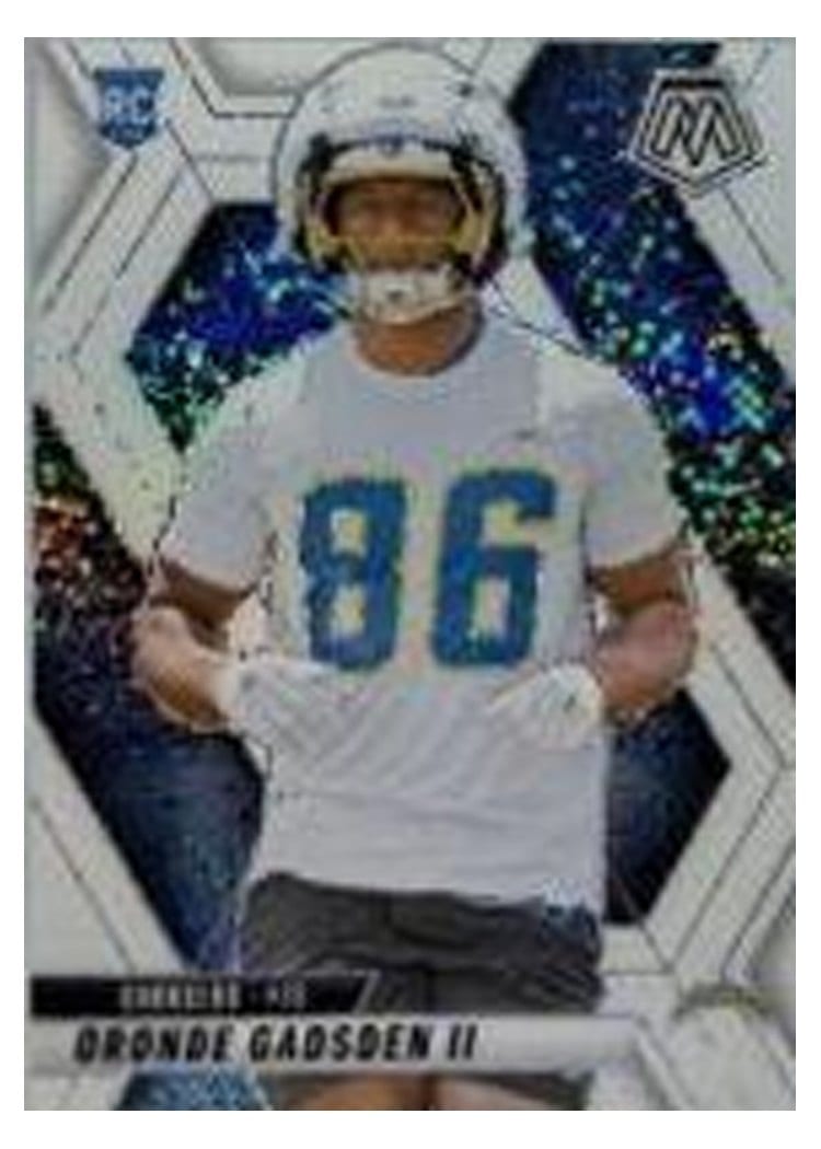 2025 Panini Mosaic Base Set Oronde Gadsden II White Sparkle #374 card