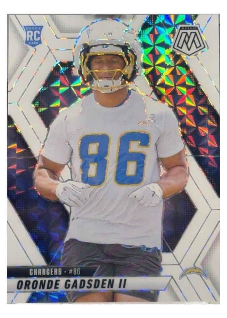 2025 Panini Mosaic Base Set Oronde Gadsden II White #374 card