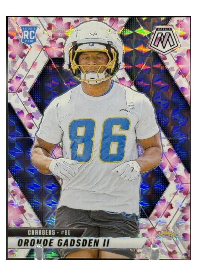 2025 Panini Mosaic Base Set Oronde Gadsden II Choice Cherry Blossom #374 card