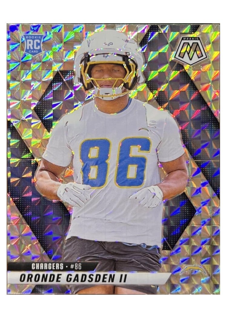 2025 Panini Mosaic Base Set Oronde Gadsden II Tessellation #374 card