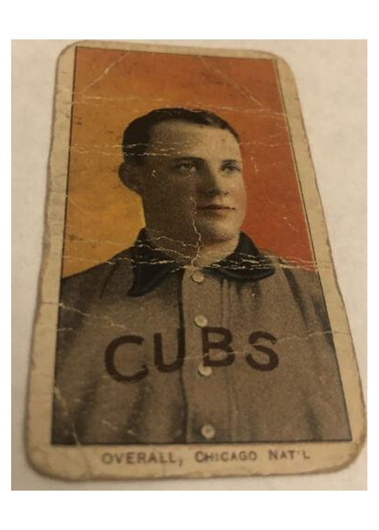 1909 T206 Piedmont 150 Orval Overall card