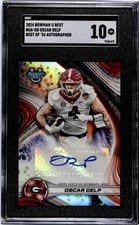 2024 Bowman University Best Best of 2024 Autographs Set Oscar Delp #BOA-OD card