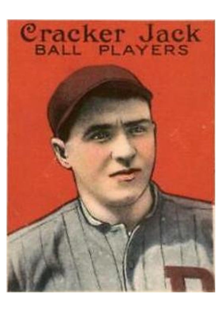 1915 Cracker Jack Oscar Dugey #60 card