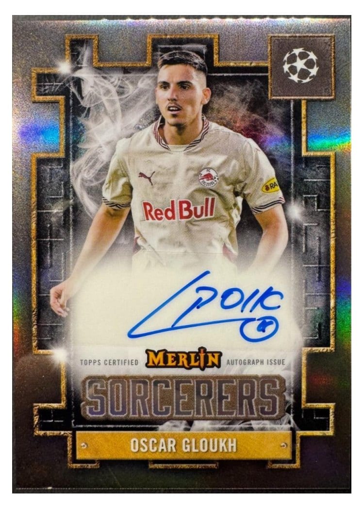 2024 Topps Merlin UEFA Sorcerers Autograph Oscar Gloukh #SA-OG card