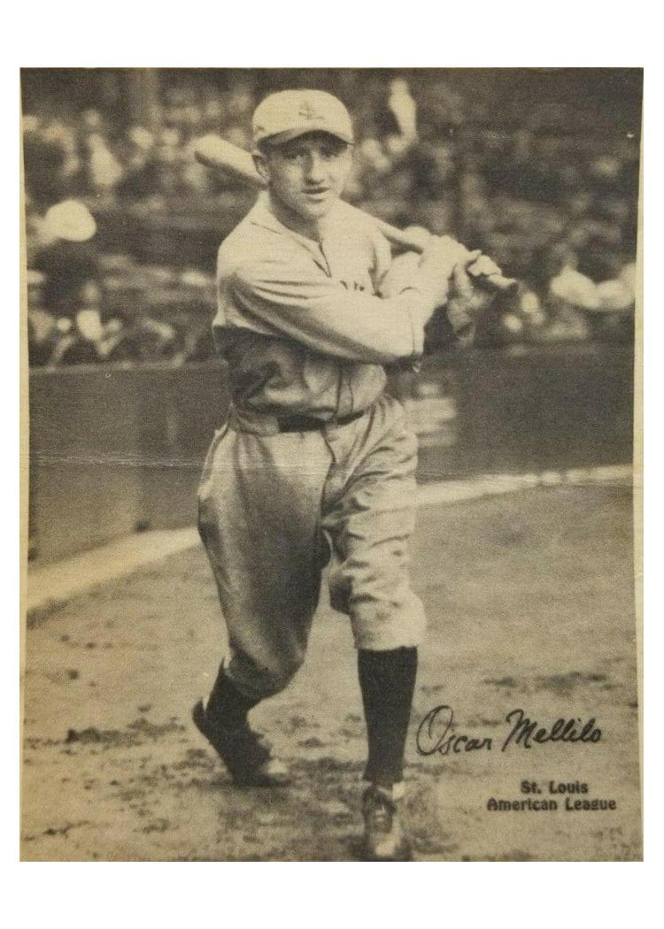 1929 R316 Kashin Publications Oscar Melillo card