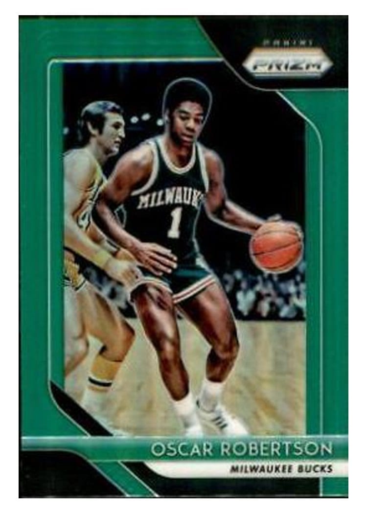 2018-19 Panini Prizm Base Set Oscar Robertson #125 card