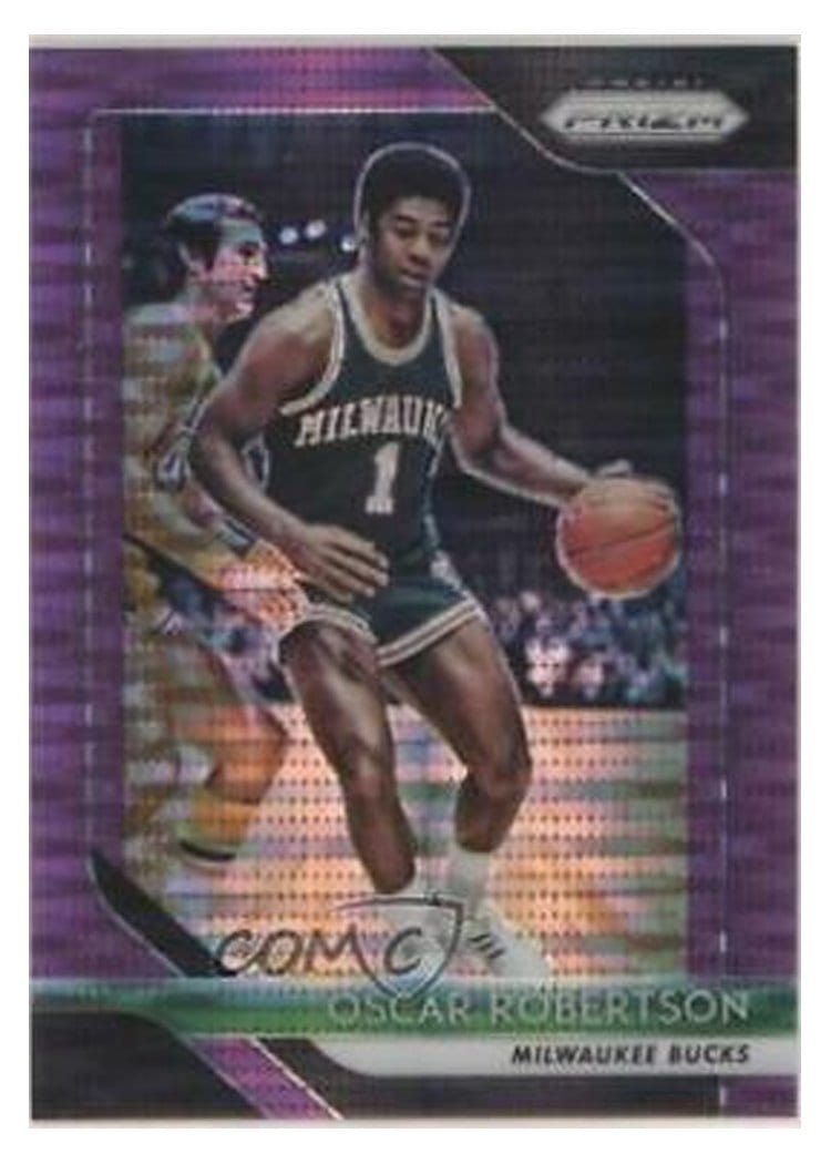 2018-19 Panini Prizm Base Set Oscar Robertson #125 card