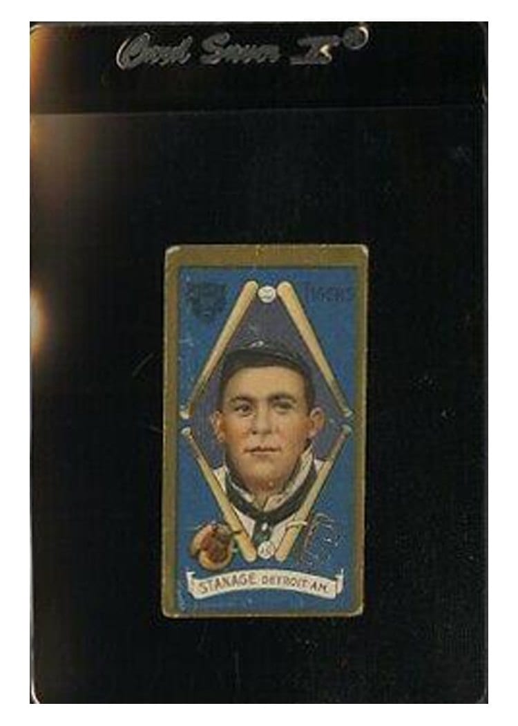 1911 T205 Gold Border Oscar Stanage card