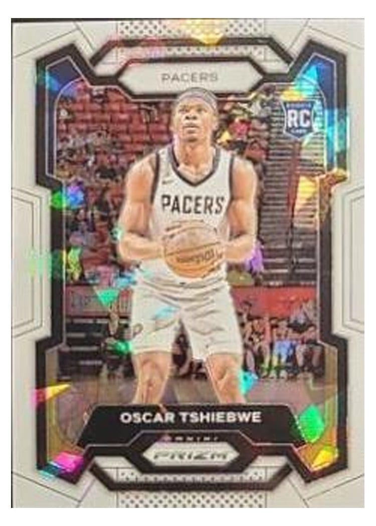 2023-24 Panini Prizm Base Set Oscar Tshiebwe #292 card