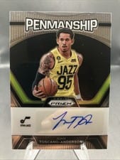 2023-24 Panini Prizm Rookie Penmanship Oscar Tshiebwe #RP-OTW card